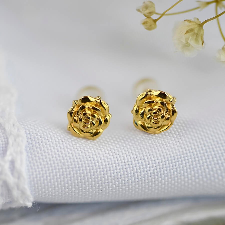 Пусеты «Розочки»